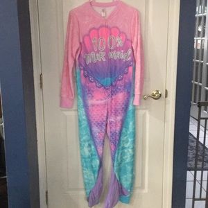 Justice onesie pjs. Size 14